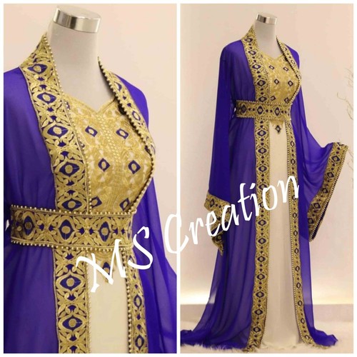 Sale Moroccan Dubai Elegant Embroidered Caftans Perfect for Any Occasion BY MS - Picture 2 of 5