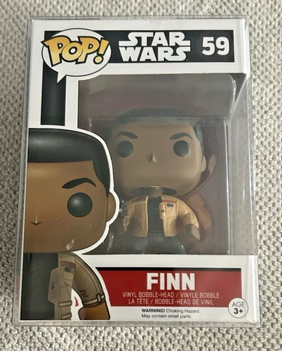 Funko Pop! Star Wars #59, Finn, Episode VII - The Force Awakens, w/Pop Protector