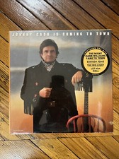 Sealed Johnny Cash - Is Coming To Town 1987 Mercury 832-031-Q-1 w Hype Vinyl LP