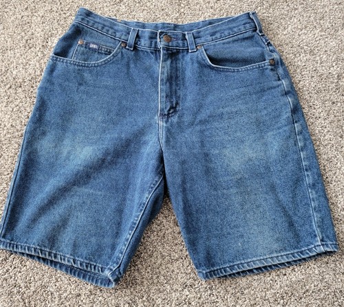 VINTAGE Lee Jean Shorts Mens 33 Denim 