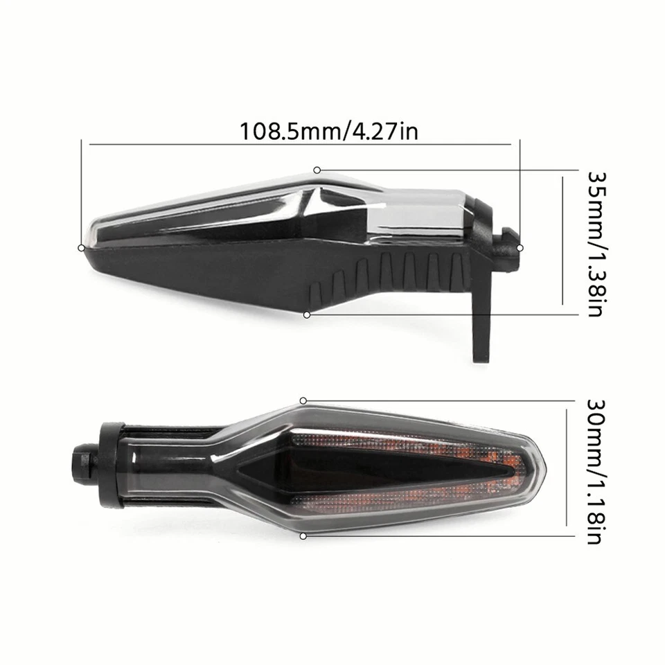 For Aprilia SMV 750/900/1200 SHIVER 750/900 SL LED Turn Signal Light Indicator - Image 2 of 4