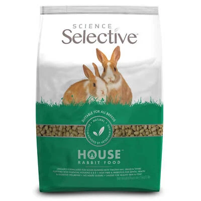 SCIENCE SELECTIVE SELECTIVE HOUSE RABBIT FOOD - (1.5kg) - Science Animal Feed Indoor Pet Nuggets