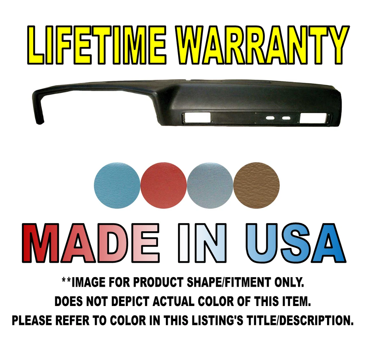 1980 chevy truck dash pad deals