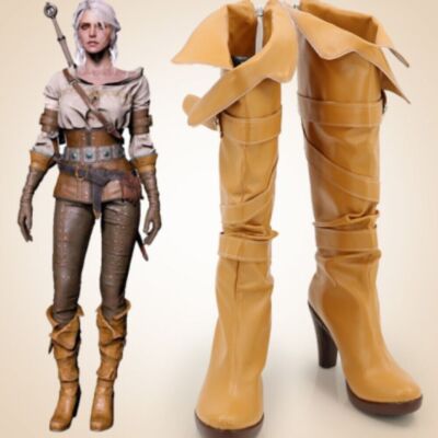 Ciri Shoes Cosplay Cirilla The Witcher 3 Wild Hunt Boots Ver.3：