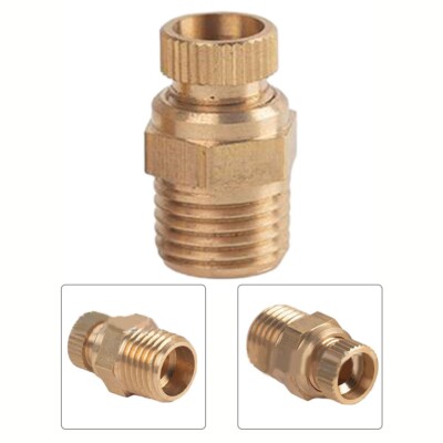 Ventiel compressor luchtcompressor ventiel vulventiel tank compressor 2 stuks, 1/8 NPT MPT messing geschikt voor luchtcompressorventiel