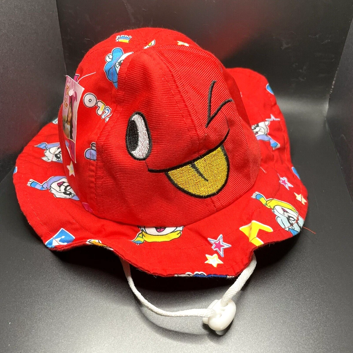 Tu Lan Kids Sun Hat Bucket Hats Summer Hat Colorful Boys Girls Red