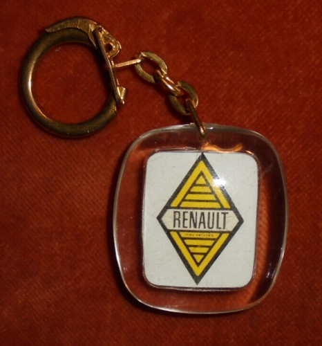 Porte-clés Renault Vel Satis, Collection Auto Française En Simili Cuir