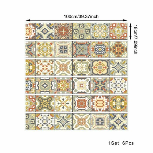 6x 3D Stair Riser Decals Wall Tile Mural Staircase Stickers Vinyl DIY Home Decor - Picture 62 of 62