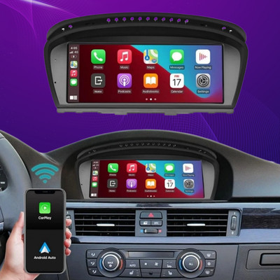 Autoradio Carplay Android Auto Touchscreen Car Radio Für BMW E60 E61 E90 E91 E92