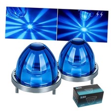 2Pcs Watermelon Lights with Switchable Modes, Dual Mode LED Truck Blue