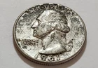 1961 Washington Quarter • 90% Silver • Circulated • X95
