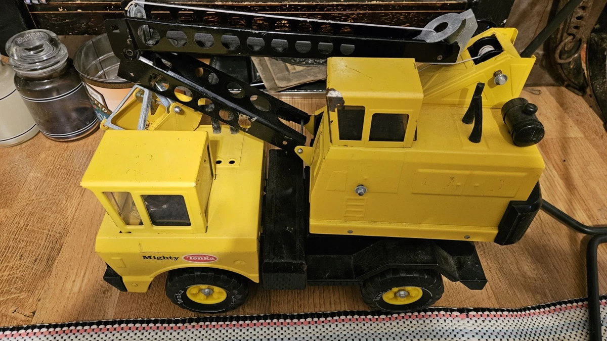 Tonka 黄色压铸施工起重机| eBay