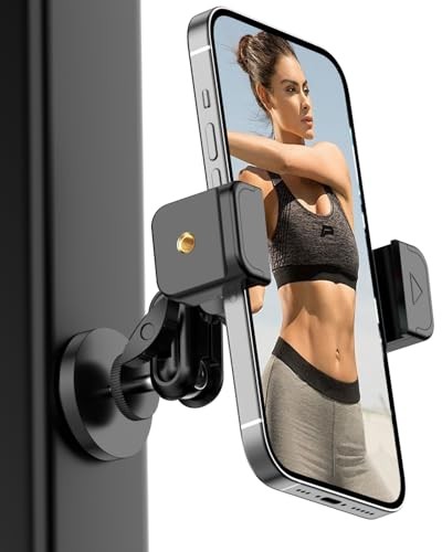 Gym Magnetic Phone Holder, 360°Adjustable, Magnetic Phone Holder Mount JSF22 - 第 5/8 張圖片