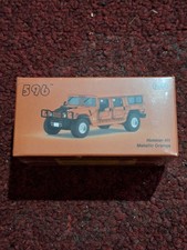 1:64 596 DIECAST Hummer H1 4x4 METALLIC ORANGE NIB 