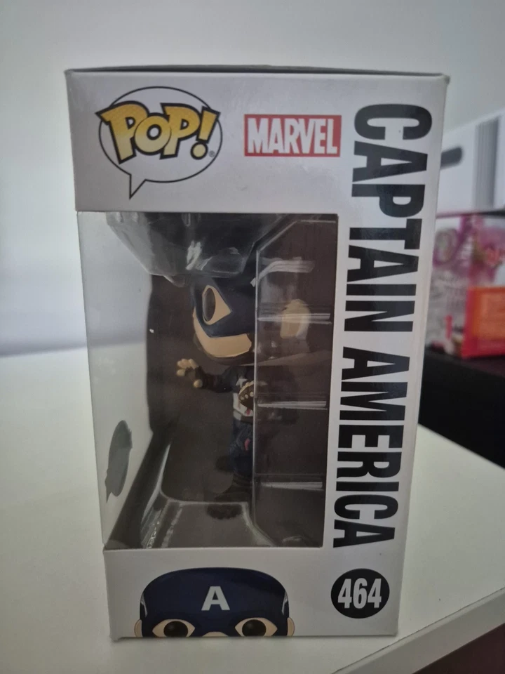 Cabeça bobble Avengers Captain America Pop vinil #464 "edição especial" - Imagem 3 de 4