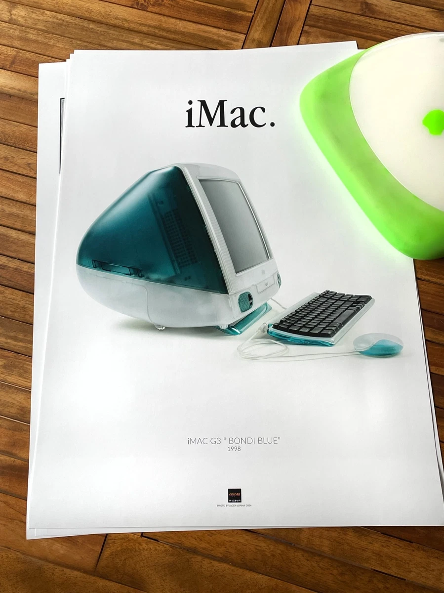 iMac G3 Bondi Blue poster A 50x70cm
