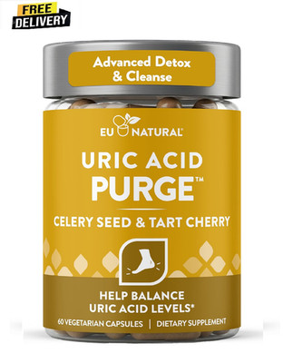 Eu Natural Purge Uric Acid Flush - Eat & Drink What You Want - Uric Acid Support