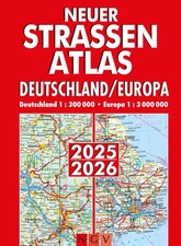 Neuer Straßenatlas Deutschland/Europa 2025/2...