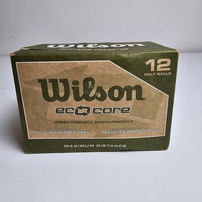New Wilson Staff Eco Core White Golf Balls - 1 Dozen