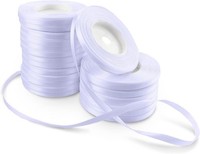 20X Satinband Flieder 6Mm 32M Rolle Bastelband Deko Geschenkband NäHzubehöR