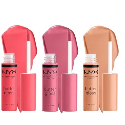 NYX Professional Makeup Butter Lipgloss 8 ml Wählen Sie Ihren Farbton Brandneu