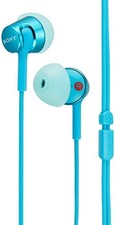 Sony Wired Earphones MDR-EX155: In-Ear Type Light Blue MDR-EX155 L