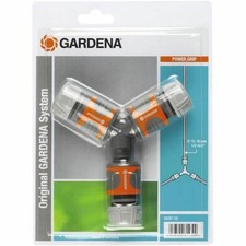  Connettore tubo Gardena 18287-20 Ø 15 mm 1/2" Triplo Sistema di irrigazione