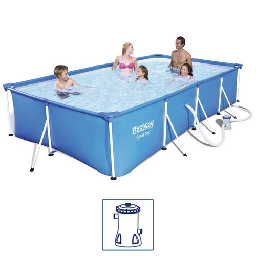 Bestway Steel Pro Swimmingpool-Set Rechteckig 400×211×81 cm 56424 - Bild 6 von 6