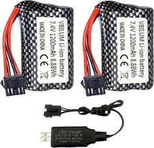 7.4V 1200mAh 8.88Wh Li ion Battery Replacement SM 5P Plug for 2008 TX123 V003