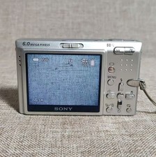 SONY Cyber-shot DSC-T9 Digital Camera Silver 6.0MP 3X Zoom Compact
