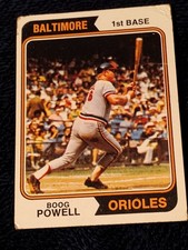 1974 Topps Baseball - #460 Boog Powell - Baltimore Orioles Poor Condition 