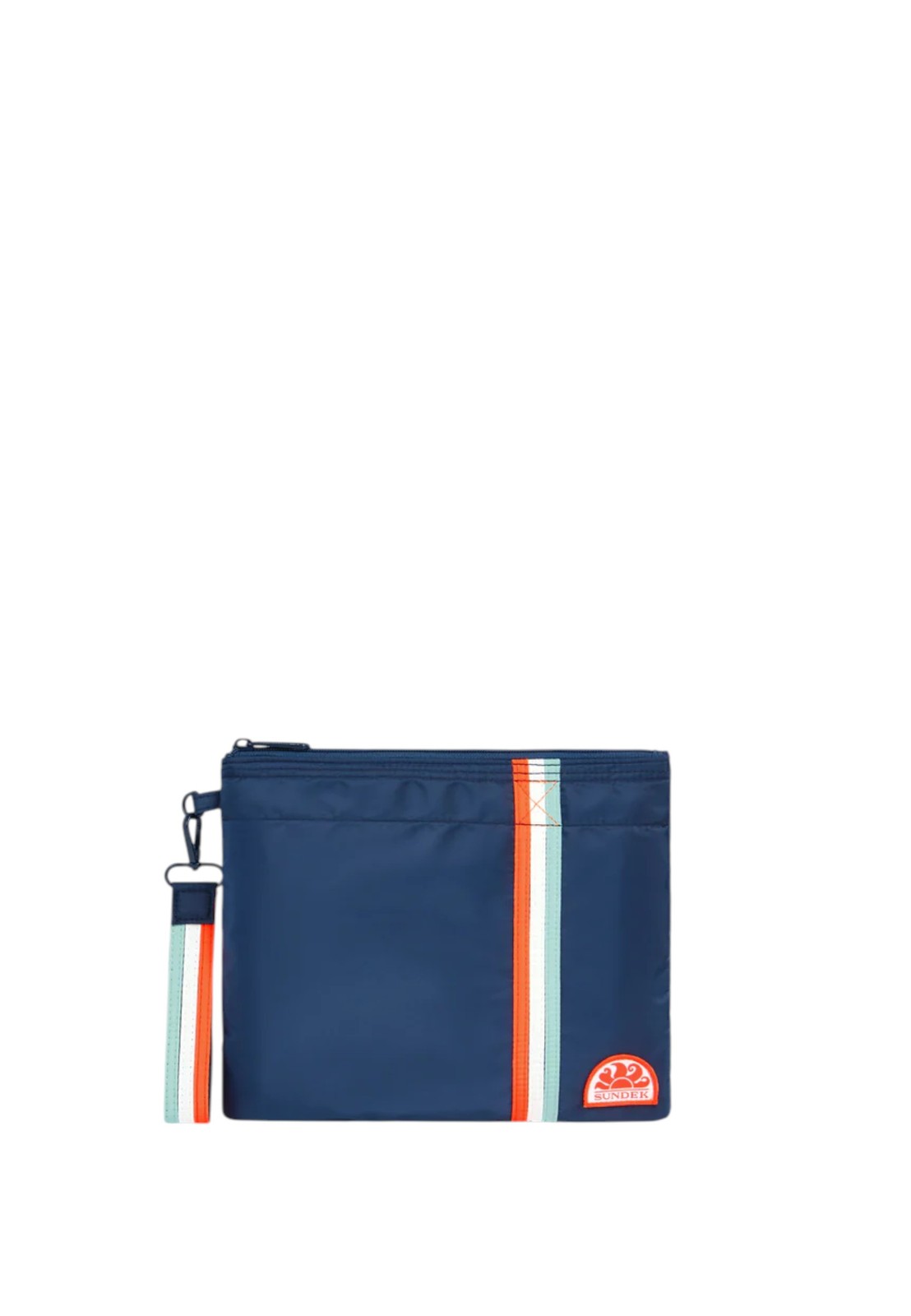 Sundek Blu Pochette Ludwig Con Dettaglio Arcobaleno Navy - Immagine 3