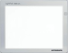 Artograph Thin LED Light Box, 12" x 9" Dimmable Drawing & Tracing Pad, LightPad