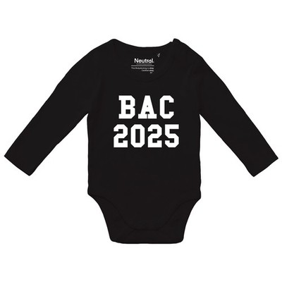 Baby Body BAC 2025 Abschluss Frankreich Geschenkidee BAC 2025 Geschenk Präsent M