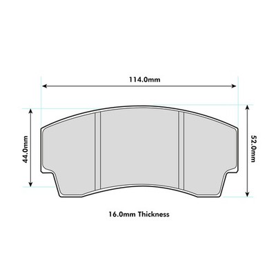 FERODO DS3000 Bremsbeläge vorne für Peugeot 206 2.0 Circuit / Rallye 02> FRP219R