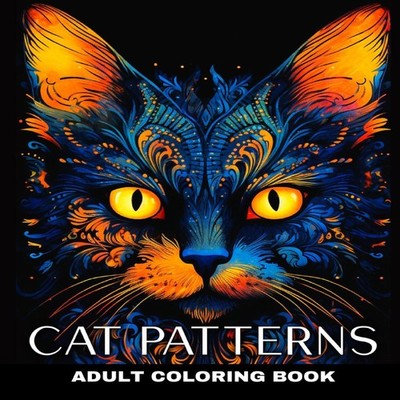 Adult Coloring Book Cat Patterns Cat Mandala Coloring Pages on Bl