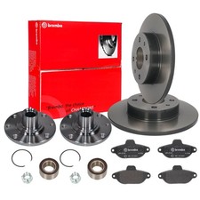 BREMBO Bremsscheiben 240mm Beläge Radlager Vorne für SEICENTO PANDA 169 mit ABS