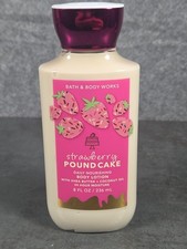 Bath  Body Works Strawberry Pound Cake Daily Nourishing Body Lotion 8 fl oz