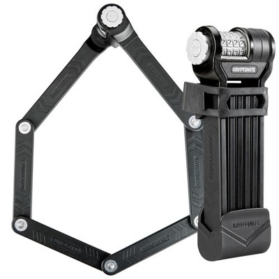 Kryptonite Keeper 585 Folding Combo Bike Lock, Compact High Security Anti-Theft
