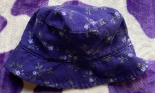 BABY GAP VINTAGE Purple INFANT GIRL BUCKET HAT CAP 6-12