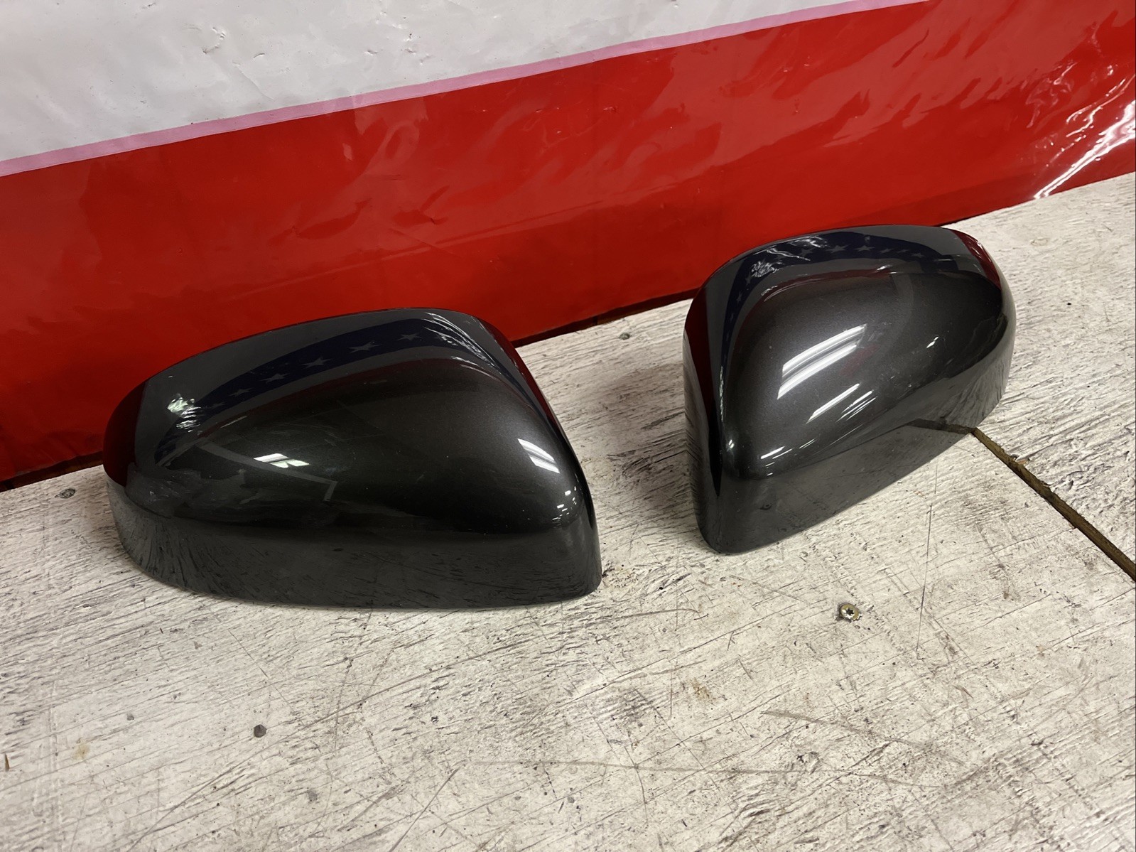 2008 ASTON MARTIN VANTAGE EXTERIOR REAR VIEW MIRROR CAPS BOTH OEM