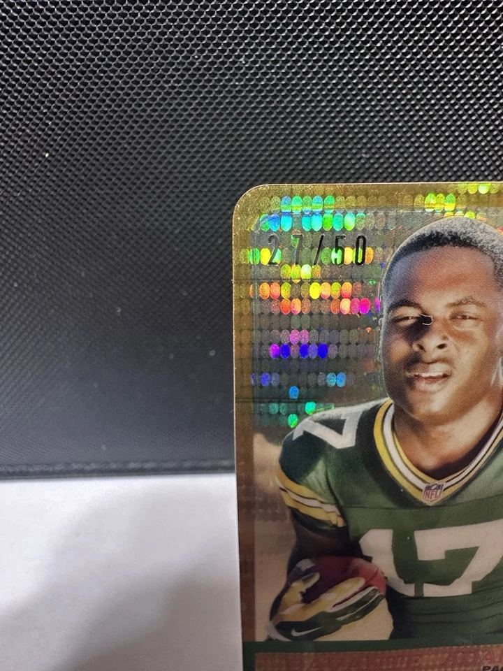 Mini refractor pulsar troquelado Topps Chrome Davante Adams 1963 2014 diseño/50 Foto 3 de 4