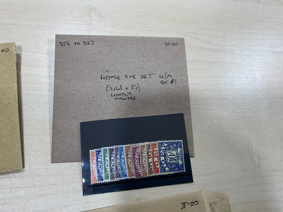 GB Postage Dues Mint & Used 6 set # 70 — 第 2/4 张图片