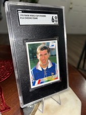 1998 Zinedine Zidane Panini World Cup Stickers #164 SGC 6 EX NM