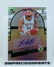 2021-22 Panini Donruss Signature Series #SS-SMM Sandro Mamukelashvili-Auto RC