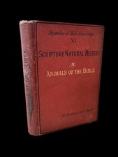 1888 HART, SCRIPTURE NATURAL HISTORY, ANIMALS of the BIBLE, 1st ED, ILLUSTRATED