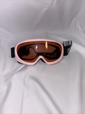 SCOTT Jr Agent Girls Ski Goggles Pink Frame Orange Tinted Lens Made in USA