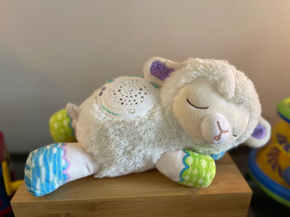 Máquina de sonido chupete de ovejas Vtech 3 en 1 cielos estrellados luz nocturna para bebés Foto 2 de 2