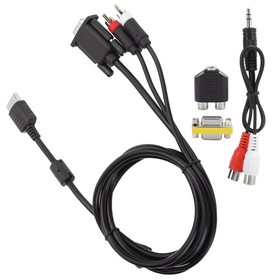 5.9ft VGA HD Cable W/Adapter For Dream-cast DC Game Console Accessories