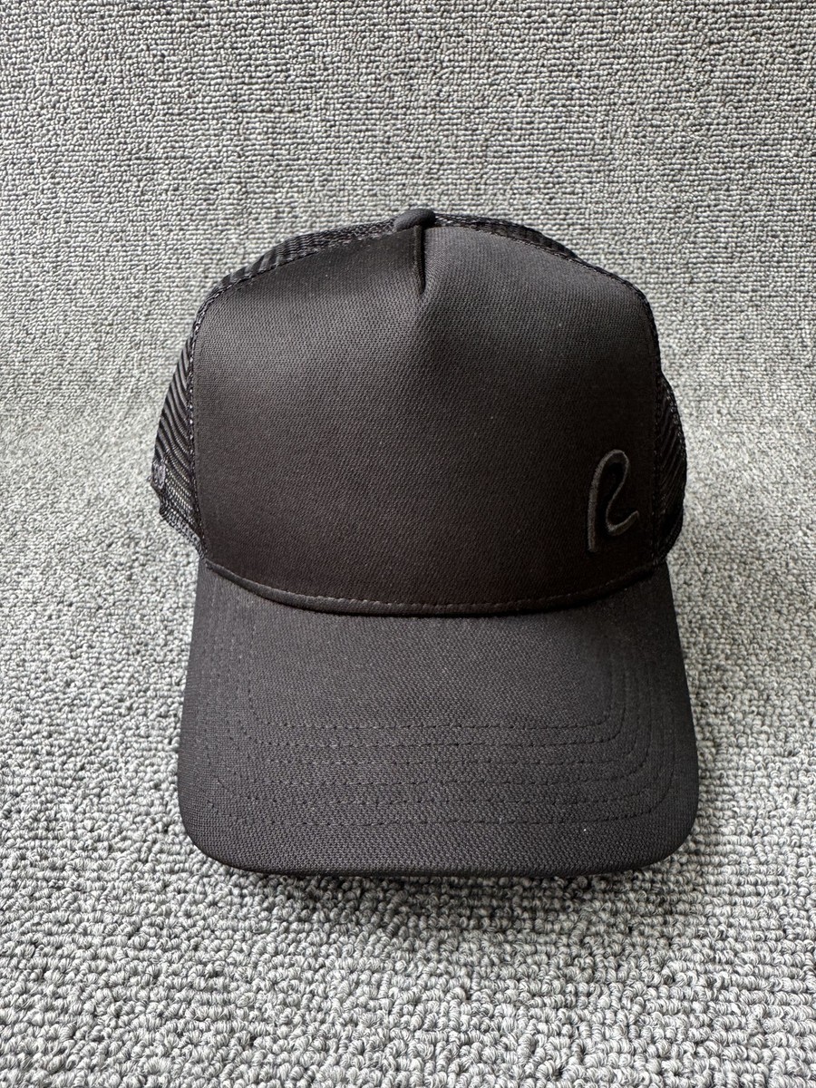 Rewired Trucker Snapback Mesh Back Black OSFM Streetwear Hat
